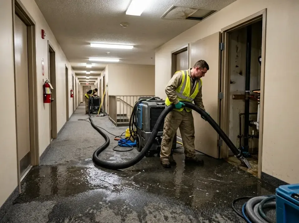 multi-unit-apartment-hallway-f-005 — frequently asked questions, Emergency Burst Pipe Water Extraction & Removal in Laguna B…